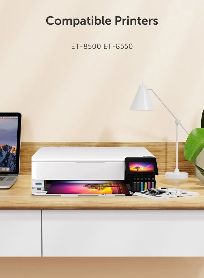 Hiipoo حبر السوبليماشن 600 مل لطابعات EcoTank ET-8500 ET-8550 واسعة النطاق - Image 2