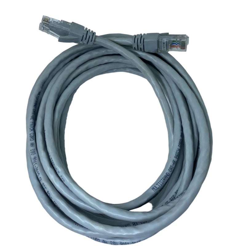 Upix Premium Ethernet Patch Cord CAT6E, RJ45 LAN Cable - 4 Meters (13.1 Feet) - White - Image 1