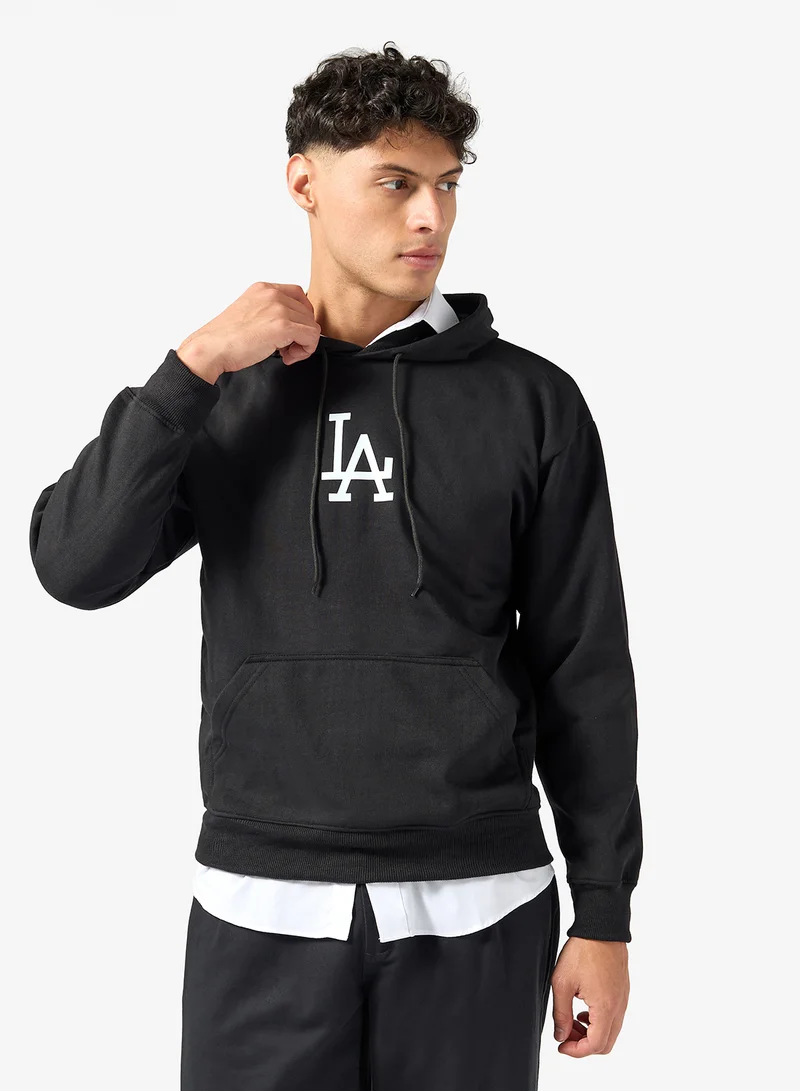Seventy Five Basics Graphic Print Hoodie