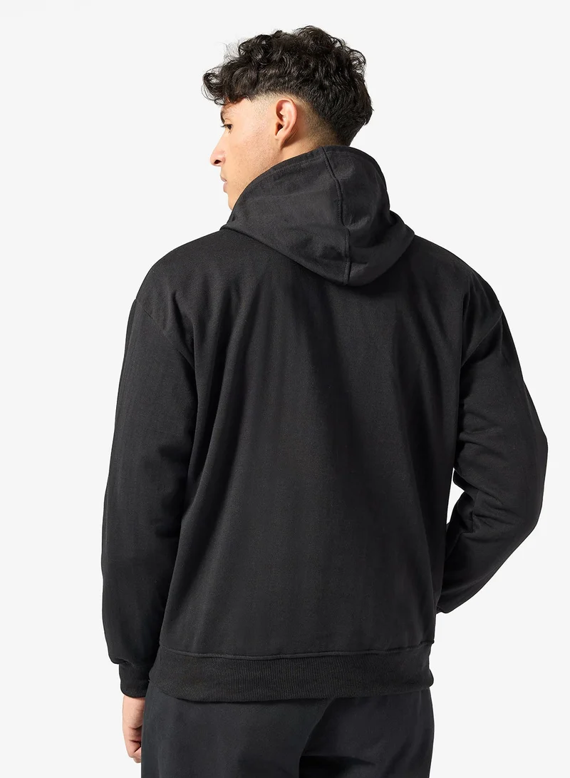 Seventy Five Basics Graphic Print Hoodie