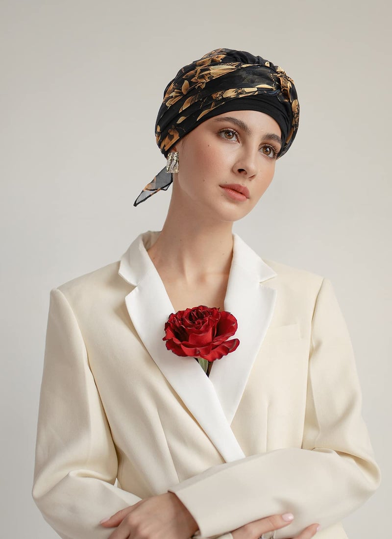 FocusCare Chemo Turban Pre-Tied HeadWrap Scarves Cancer Headwear - Image 5
