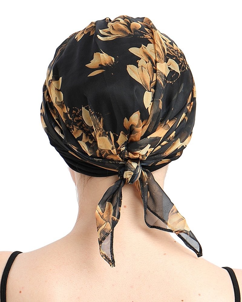 FocusCare Chemo Turban Pre-Tied HeadWrap Scarves Cancer Headwear - Image 4