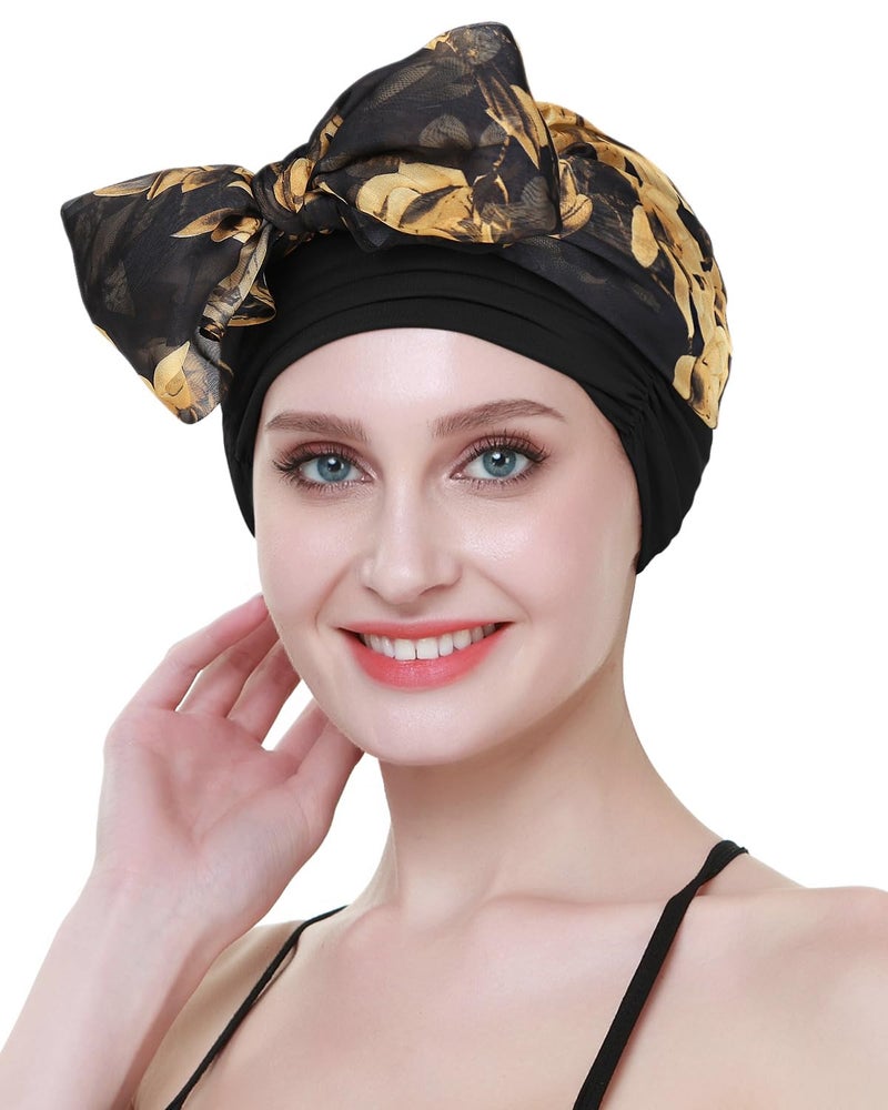 FocusCare Chemo Turban Pre-Tied HeadWrap Scarves Cancer Headwear - Image 2