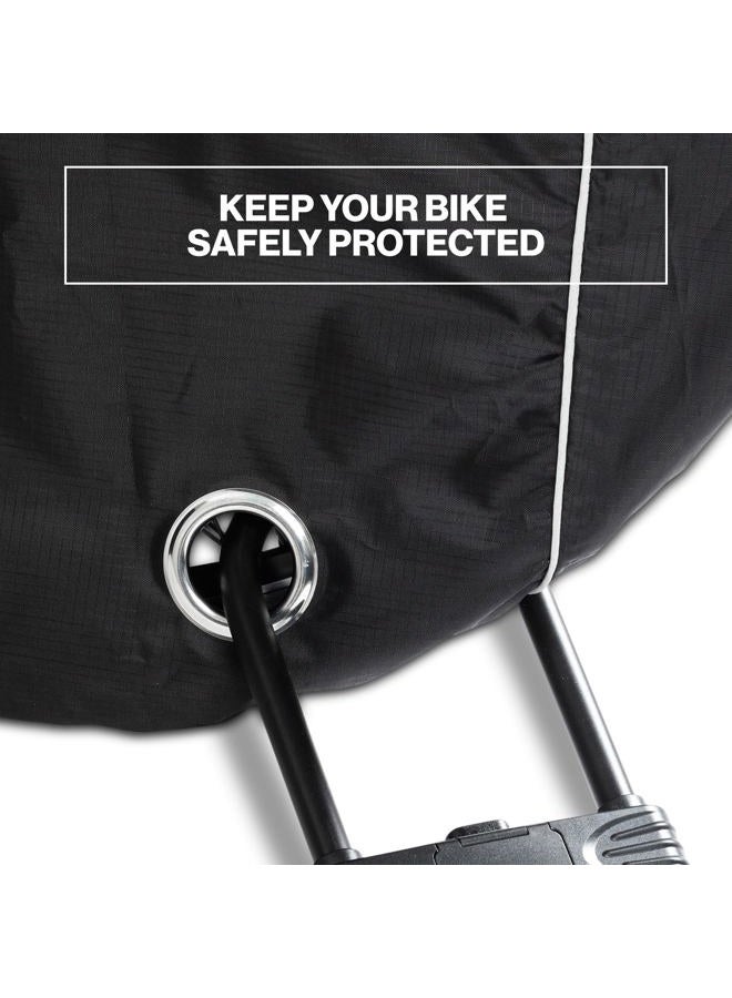 TeamObsidian Team Obsidian: Bike Covers | Styles - Outdoor Storage or Transportation/Travel | Waterproof, Heavy Duty, 600D, 300D, or 210D Oxford Ripstop Materials | Sizes L, XL, XXL for 1,2 or 3 bikes - Image 5