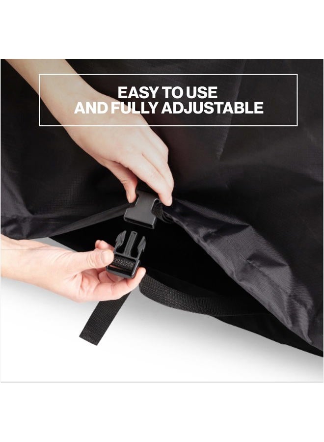 TeamObsidian Team Obsidian: Bike Covers | Styles - Outdoor Storage or Transportation/Travel | Waterproof, Heavy Duty, 600D, 300D, or 210D Oxford Ripstop Materials | Sizes L, XL, XXL for 1,2 or 3 bikes - Image 3
