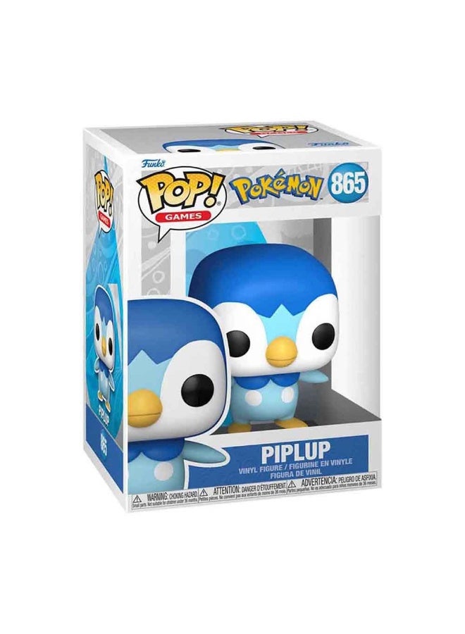 Funko Pop Games Pokemon Piplup Vinyl Figure  - Image 3