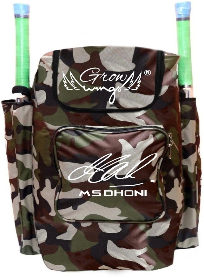 Grow wings Sports Cricket kit Bag (Army), Polyester, Camo - Image 1