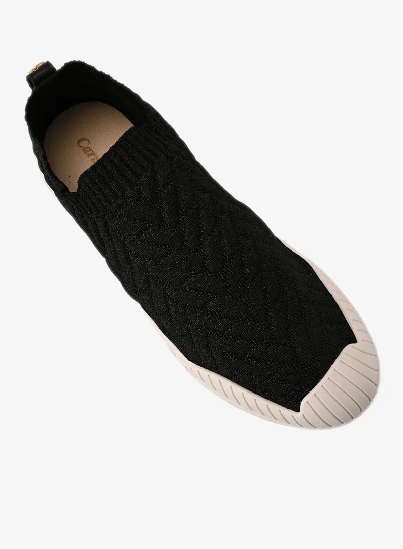 Carmen Steffens  Lurex Black Sneakers for Women | Best Price UAE
