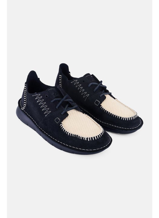 Men Colehill Walk Standard Fit Lace Up Casual Shoes, Navy Blue