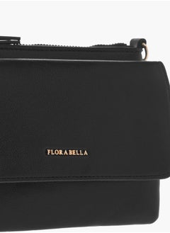Flora Bella By Shoexpress Women Textured Crossbody Bag with Adjustable Strap  - Image 4