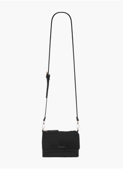 Flora Bella By Shoexpress Women Textured Crossbody Bag with Adjustable Strap  - Image 2