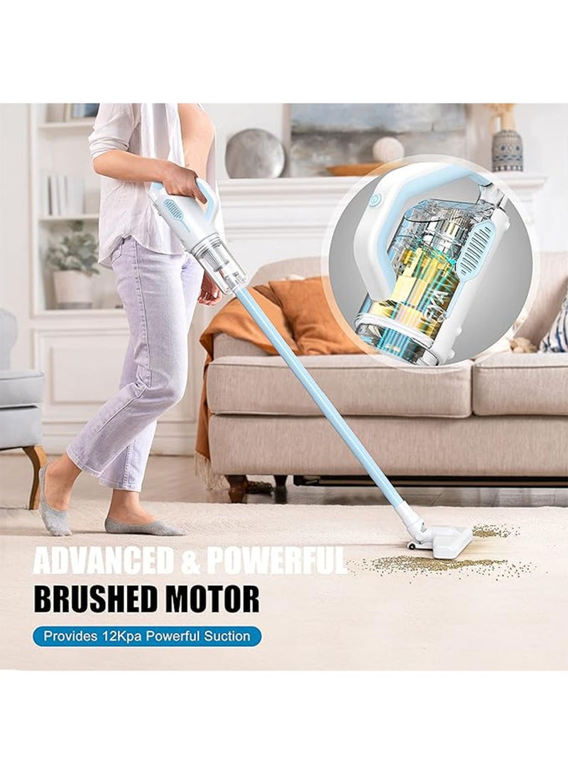 DANIM 12 in 1 Stick Handheld cordless vacuum cleaner features a 130W upgraded motor  12000Pa strong suction Multipurpose Cleaning - Image 2