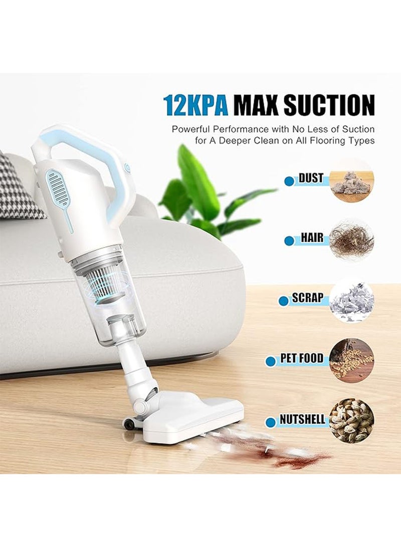 DANIM 12 in 1 Stick Handheld cordless vacuum cleaner features a 130W upgraded motor  12000Pa strong suction Multipurpose Cleaning - Image 5