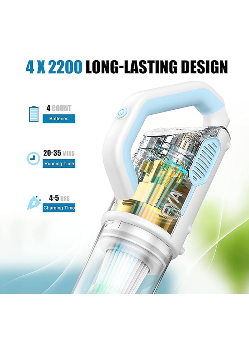 DANIM 12 in 1 Stick Handheld cordless vacuum cleaner features a 130W upgraded motor  12000Pa strong suction Multipurpose Cleaning - Image 4