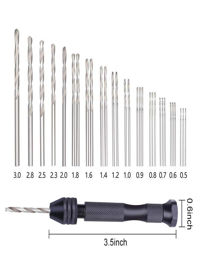 Vankcp 32 Pcs Pin Vise Set,Vankcp Universal Multiple Size Pin Vice with a Mini Carving Clamp for DIY Walnut, Beeswax, Olive Nut, Beads, Acrylic, Horn, Olive, Bodhi and Other Applications - Image 3