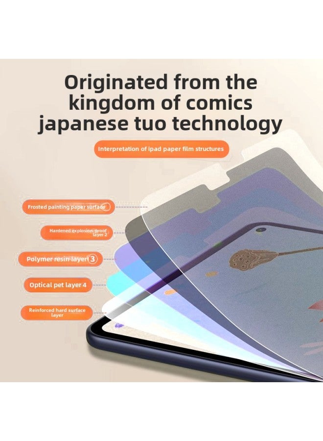 Suitable For Ipad Paper Film 2022 Magnetic Detachable Pro11 Painting 2021 Air5/4/6 Handwritten Film-Color: Japanese Raw Material Yiken Special Paper Film  Real Paper Feel-Size:Ipad Mini4/5 7.9inch - Image 4