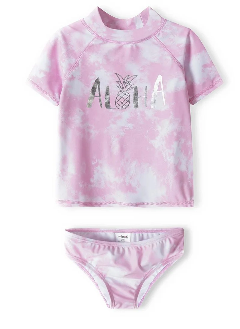 مينوتي Little Rash Top And Knicker Set