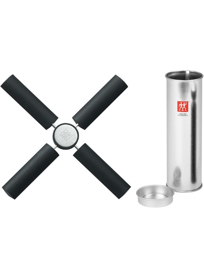 Zwilling Zwilling Twin Specials Pot Stand or Trivet. Collapsible Table protector. Silicone, heat-resistant up to 250° C. Measures 22 x 22 cm. 
