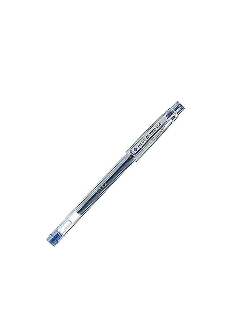 Pilot G-Tec Roller Pen Pack of 12 Pieces (0.4mm Blue)