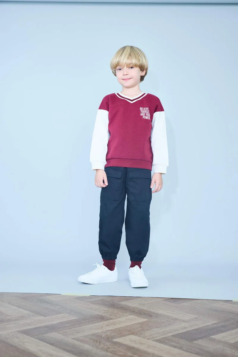 ديفاكتو Baby Boy Jogger Gabardine Trousers