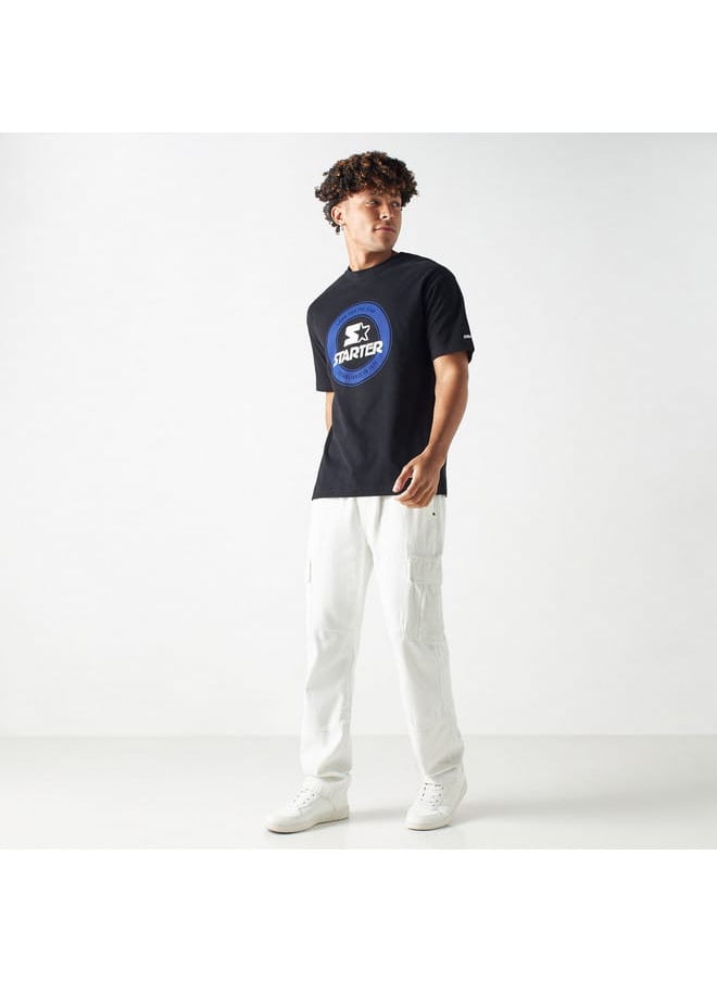 STARTER Starter Print Crew Neck T-shirt with Short Sleeves  - Image 2