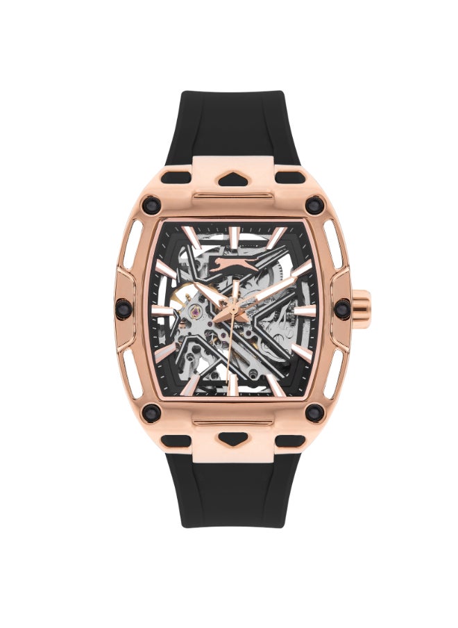Slazenger Men 's Automatic  Black Dial Color Watch-SL.9.2270.1.04