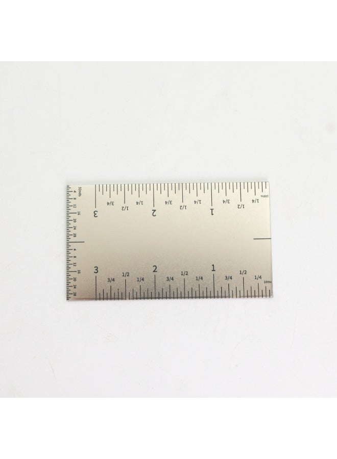 Portable Square edged Ruler Tool Ruler Small Measuring Ruler - Image 2