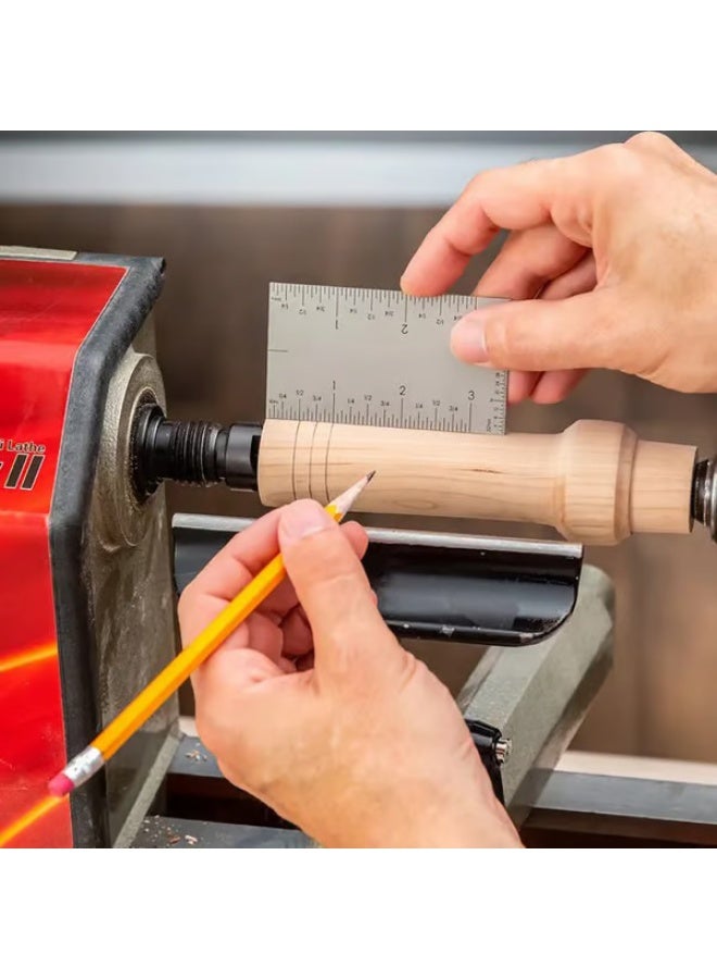 Portable Square edged Ruler Tool Ruler Small Measuring Ruler - Image 3