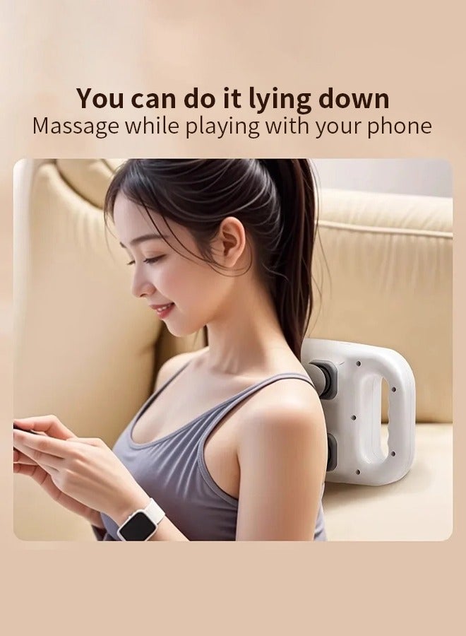 Deep Tissue 4 Head Massager Muscle Relaxing Deep Tissue Deep Tissue Massager Quiet Operation for Home Use for Legs - Image 5