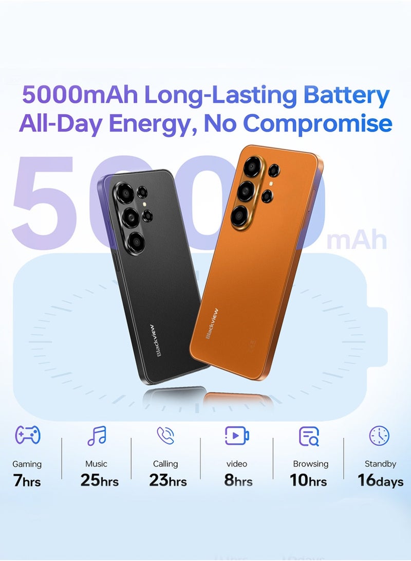 Blackview WAVE 10 Mobile Phone, 6.88 Inch 120Hz HD+ Screen, 8GB RAM 256GB ROM, 5000mAh Long Lasting Battery, 32MP Camera, Iris Blue - Image 4