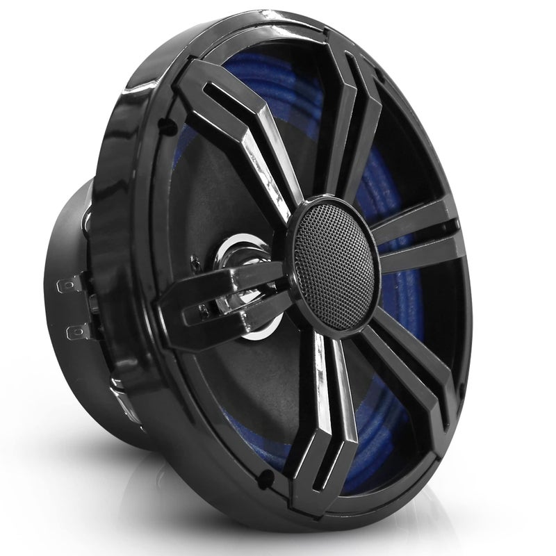 Pyle 65 inch Car Audio Speaker 150 Watt Car Subwoofer Speaker Single Voice Coil 4Ohm Paper Cone with Cloth Edge Designed for Truck Mobile Vehicle Applications BlackBlue