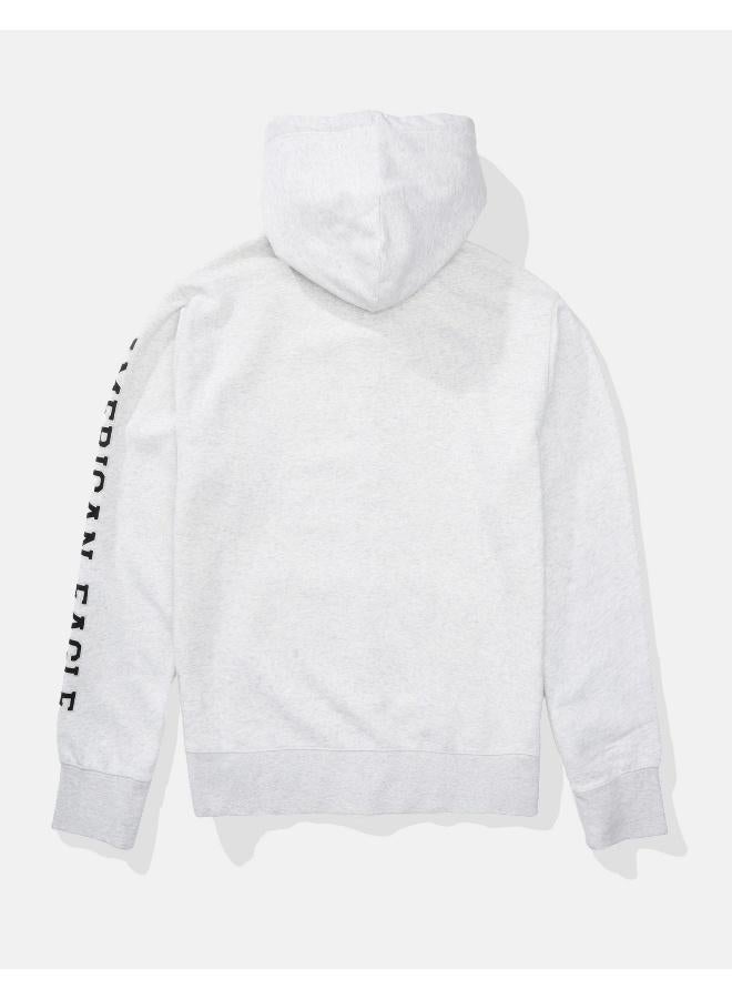 American Eagle Graphic Zip Through Hoodie - Image 2