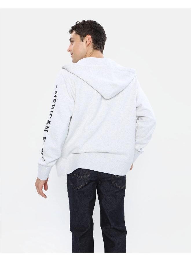 امريكان ايجل - Graphic Zip Through Hoodie - Image 1