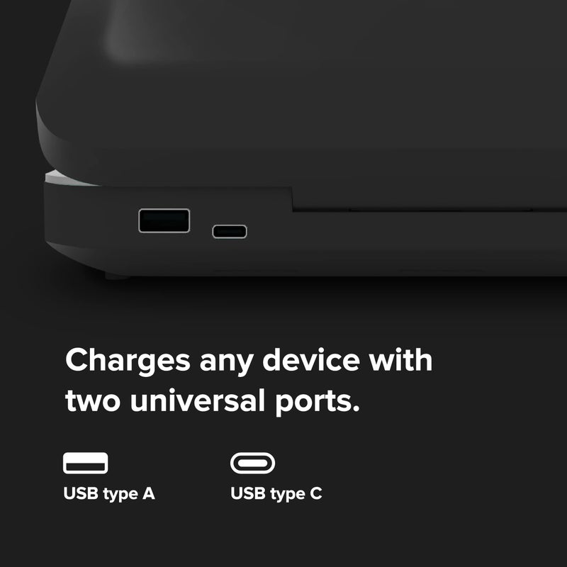 PhoneSoap 3 UV Cell Phone Sanitizer & Dual Universal Cell Phone Charger Box | Patented & Clinically Proven 360-Degree UV-C Light Sanitizer | Disinfects and Charges All Phones (Black) - Image 4