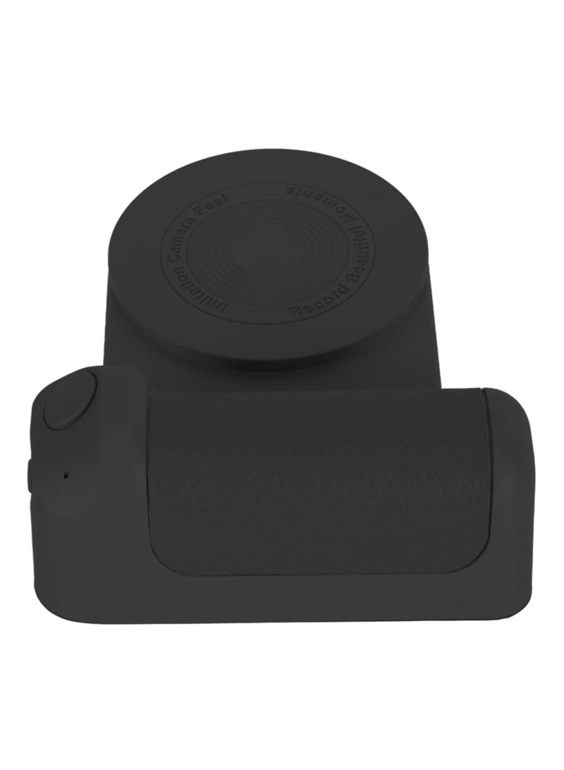 Magnetic Camera Grip, Bluetooth Mount, Smartphone Grip, Photo Holder, Bluetooth, Wireless Remote Control for All Phones, Video Recording, Vlog (Black) - Image 4