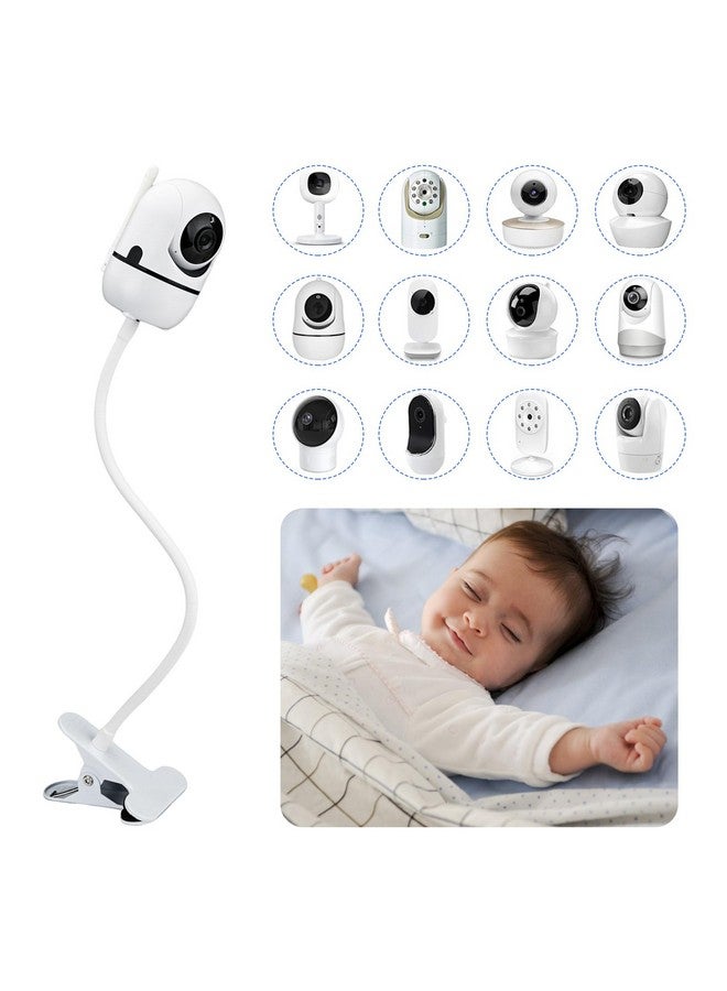 wochel Flexible Baby Monitor Clip Mount Compatible with Infant Optics DXR-8 Pro, Nanit Pro, Owlet, Eufy, HelloBaby, Motorola, Vtimes, Arenti, VTech, Babysense and Other Baby Camera with 1/4 Screw Hole - Image 1