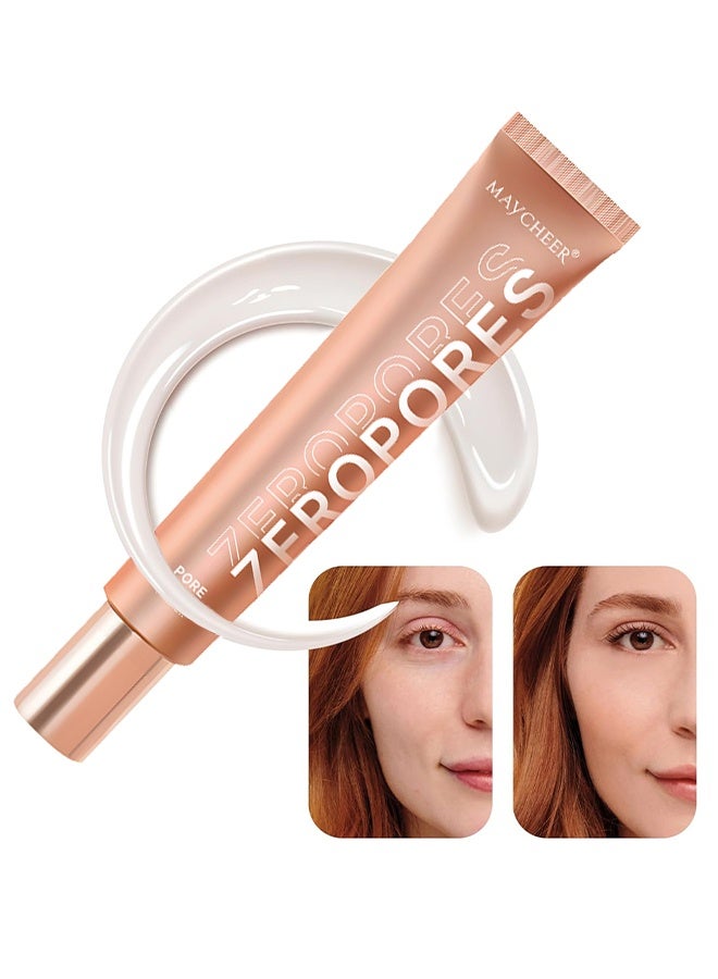MAYCHEER Zero Pores Softfocus Makeup Primer,Brighten Glow Vegan Face Primer – Natural, Moisturizing, Waterproof Base for Poreless, Long-Lasting Wear - Image 1