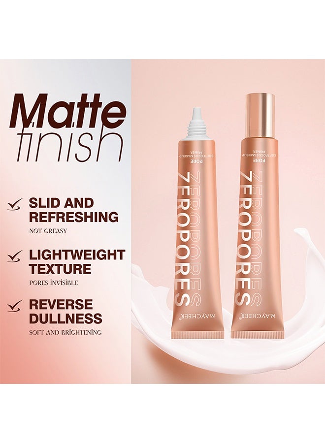 MAYCHEER Zero Pores Softfocus Makeup Primer,Brighten Glow Vegan Face Primer – Natural, Moisturizing, Waterproof Base for Poreless, Long-Lasting Wear - Image 5
