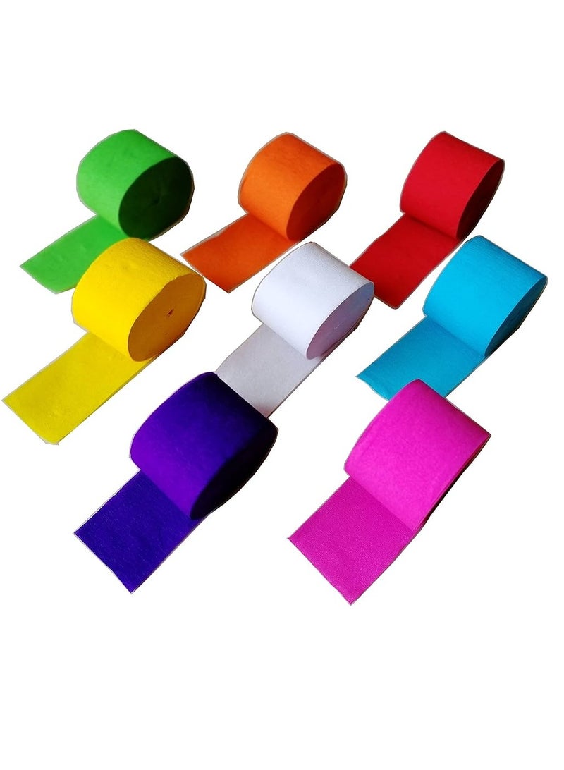 Terabyte Crepe Paper Neon Streamer (Pack oF 12) 100ft - Image 3