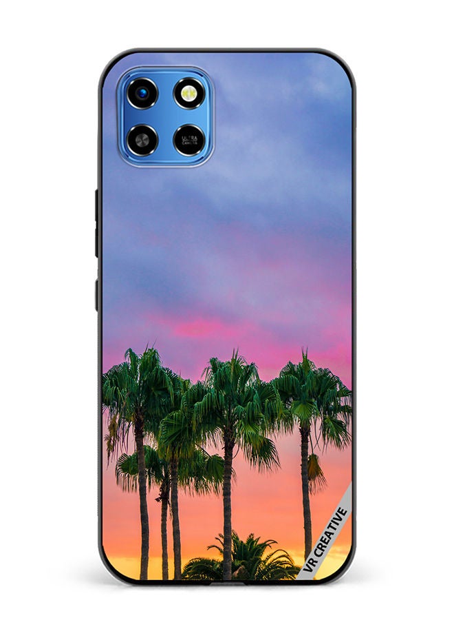 VR CREATIVE Protective Case Cover For Infinix Smart 6 HD Summer Eve Design Multicolour - Image 1