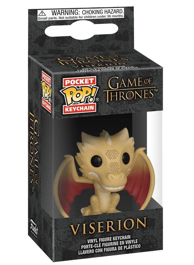 Funko Pop! Keychain: Game Of Thrones Regular Viserion Multicolor - Image 4