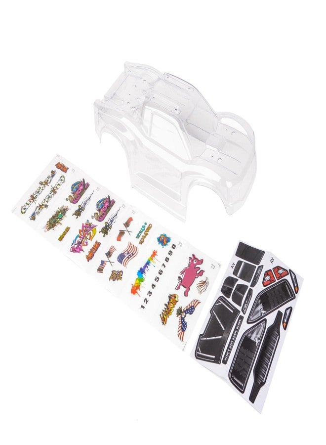 SummitLink Custom Body Clear Unpainted Compatible for ARRMA VORTEKS 3S 4x4 4x2 BLX 1/10 Stadium Truck(V-C-01) (Clear Unpainted) - Image 2