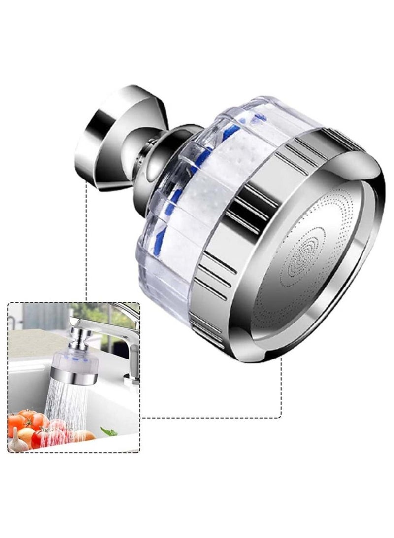 SYOSI Kitchen Faucet Aerator Sprayer Head Attachment Tap 360° Rotatable Pressurized Booster Easy to Wash Dishes Vegetables and Fruits 7x5.5cm - Image 5