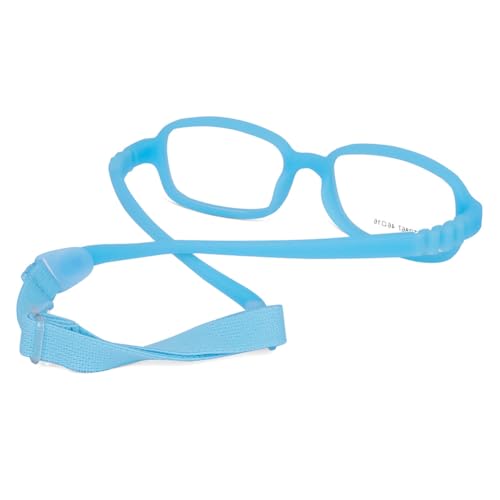 AQWANO Children Optical Glasses Frame TR90 Flexible Bendable One-piece Safe Eyeglasses Girls Boys Square - Image 3