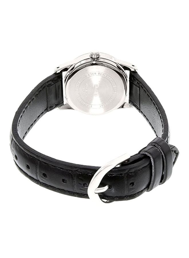 CASIO Women Dress Water Resistant Analog Watch LTP-V001L-1BUDF - 25 mm - Black - Image 2