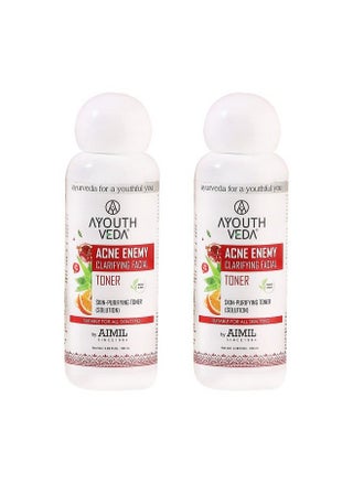 Acne Enemy Clarifying Facial Toner Powered With Pomegranate Extract Hydrating Rose Water & Refreshing Peppermint (Pack Of 2 100 Ml Each) - pzsku/Z684FA786E31EE65E3C80Z/45/_/1682332145/a245dc9b-aa92-40a0-8874-d23aca0575a8