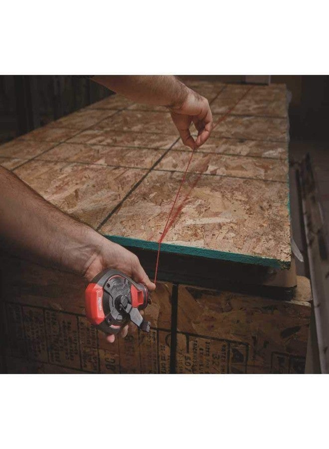 ميلواكي ميلووكي 48-22-3986 طقم خط عريض بطول 100 قدم مع طباشير أحمر - Image 4