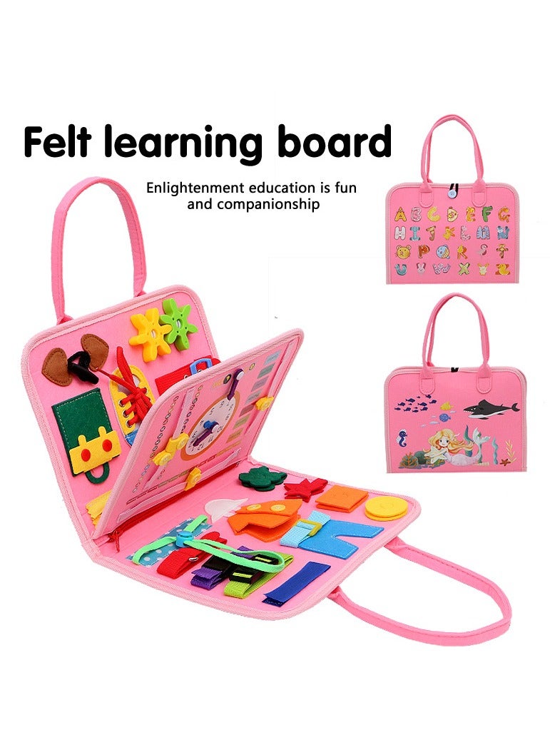 Sensory Toddler Busy Activity Board