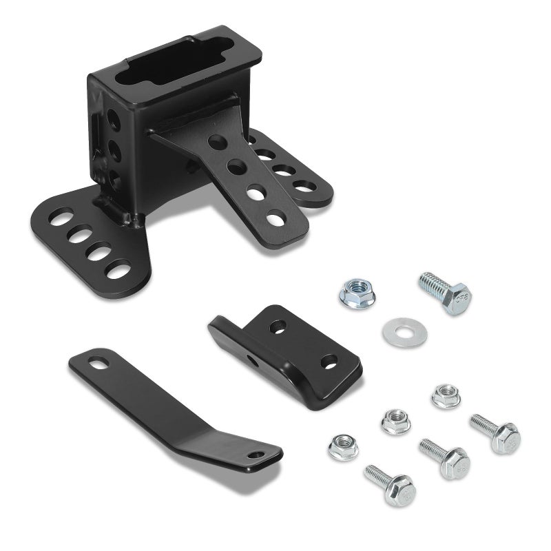 FOVPLUE Adjustable Rider Backrest Pad Mounting Hardware Kit for Harley Touring 20092025for CVO Road Glide Street Glide Tri Glide FLHTKL Electra Glide Road KingBlack - Image 2