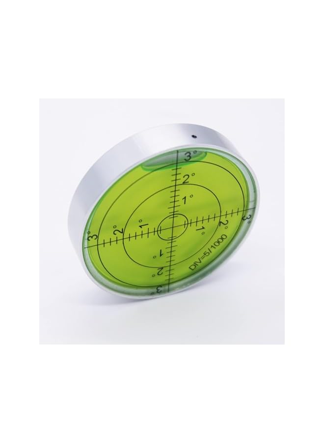 PROMASS promass Round Spirit Levels, 2.4 Inch 60mm High Precision Aluminium Bullseye Spirit Levels - Accurate Bubble Level for RV, Motorhome, Camping, Trailer, Construction, CNC Machines  - Image 3